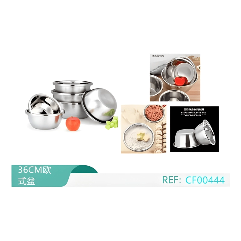 RECIPIENTE FUENTE BOWL 36CM ACERO INOXIDABLE - 2