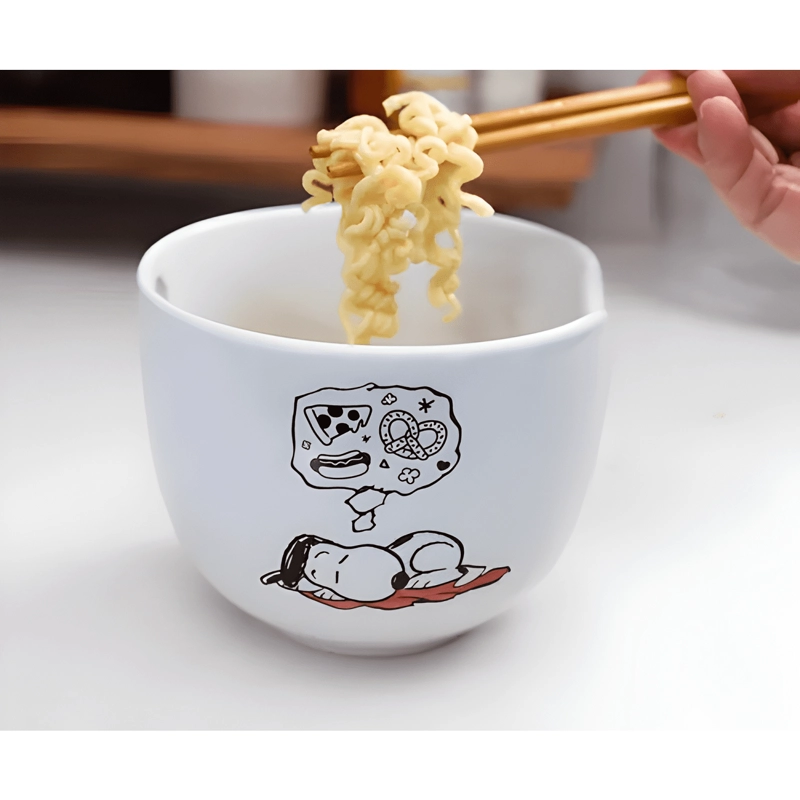 JUEGO DE VAJILLA CERAMICA CON BOWL PARA RAMEN Y PALILLOS... - 3