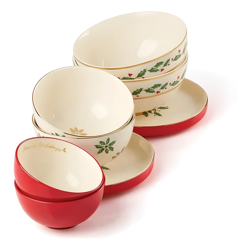 VAJILLA LENOX 893494 HOLIDAY LUNA PORCELANA 8 PIEZAS - 2