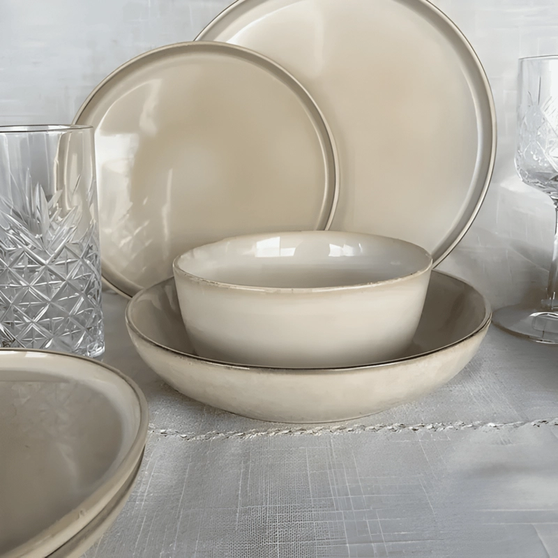 SET 6 BOWL REDONDO CERAMICA 15.5X6.5CM LINEA OSLO TIPO GRES - 2