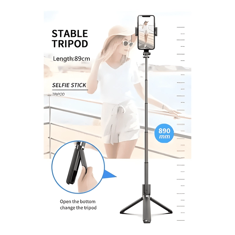 PALO SELFIE 3 EN 1 TRIPODE FLASH BLUETOOTH CONTROL / SMART - 4