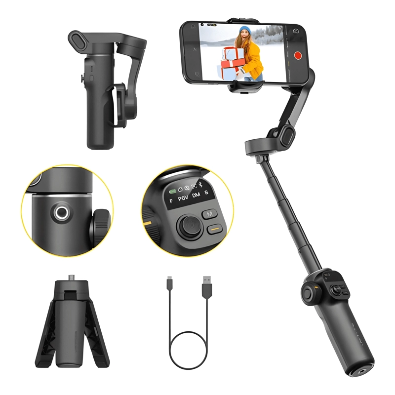 ESTABILIZADOR DE CELULAR GIMBAL SMART X2 SEGUIMIENTO - 1