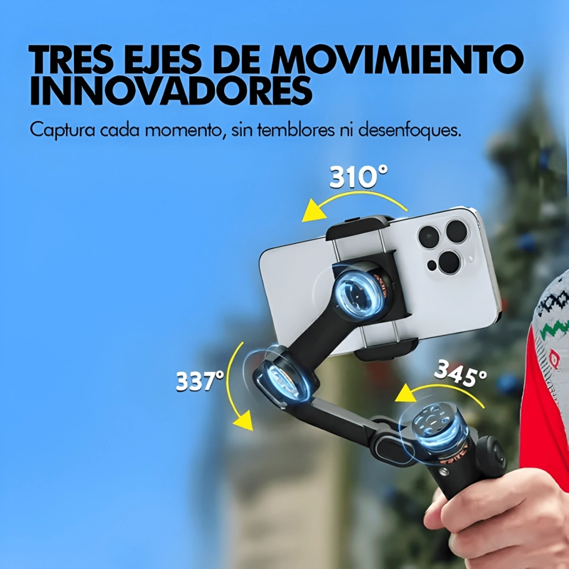 ESTABILIZADOR DE CELULAR GIMBAL SMART X2 SEGUIMIENTO - 3