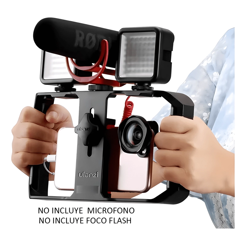 ESTABILIZADOR DE CELULAR SOPORTE SMARTPHONE STEADYCAM NEGRO - 1