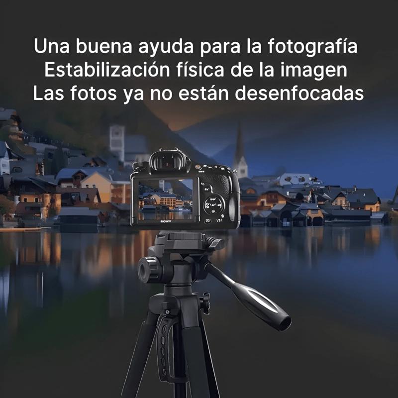 TRIPODE PARA CAMARA PROFESIONAL CON CONTROL BLUETOOTH 160CM - 2