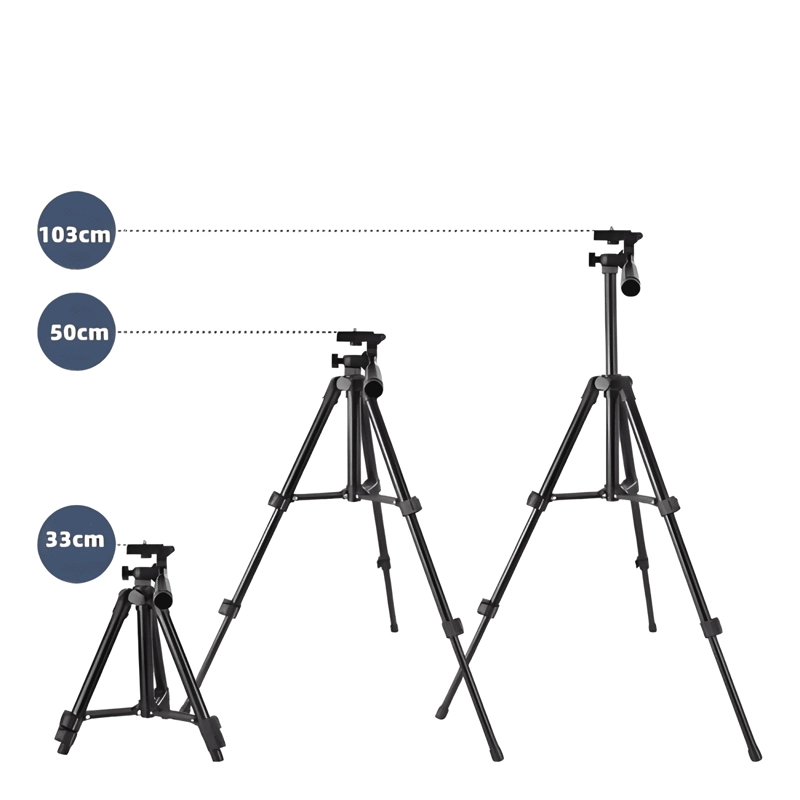 TRIPODE CELULAR CAMARA ALUMINIO PLEGABLE PORTATIL 103CM - 4