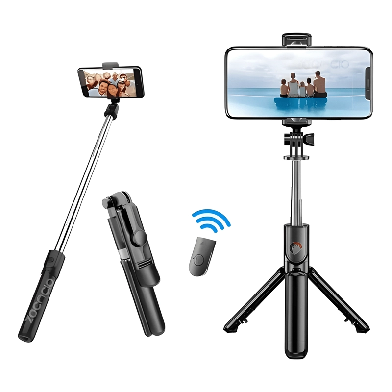 TRIPODE CON MONOPOD INTEGRADO CONTROL BLUETOOH PALO #2 - 1
