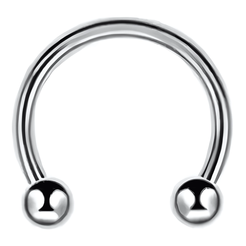 PIERCING CIRCULAR BARBELL ACERO QUIRURGICO 316L 4UND 1 C/U - 1