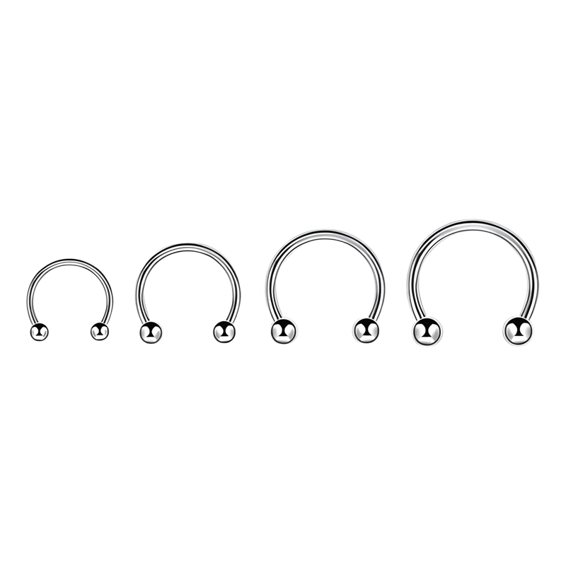 PIERCING CIRCULAR BARBELL ACERO QUIRURGICO 316L 4UND 1 C/U - 2