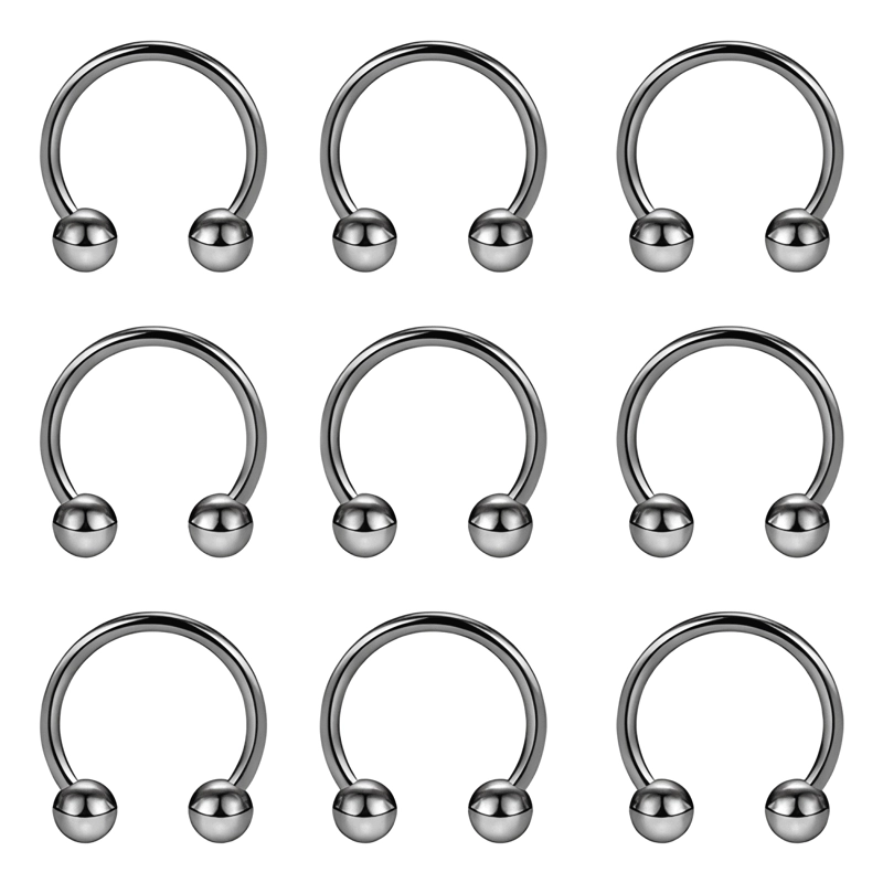 PIERCING CIRCULAR BARBELL ACERO QUIRURGICO 316L 4UND 1 C/U - 3