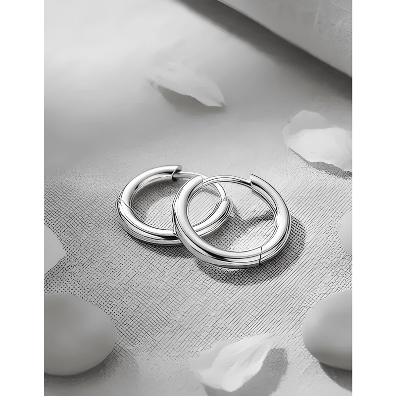 AROS ARGOLLA UNISEX 16MM ACERO QUIRURGICO #4 - 1
