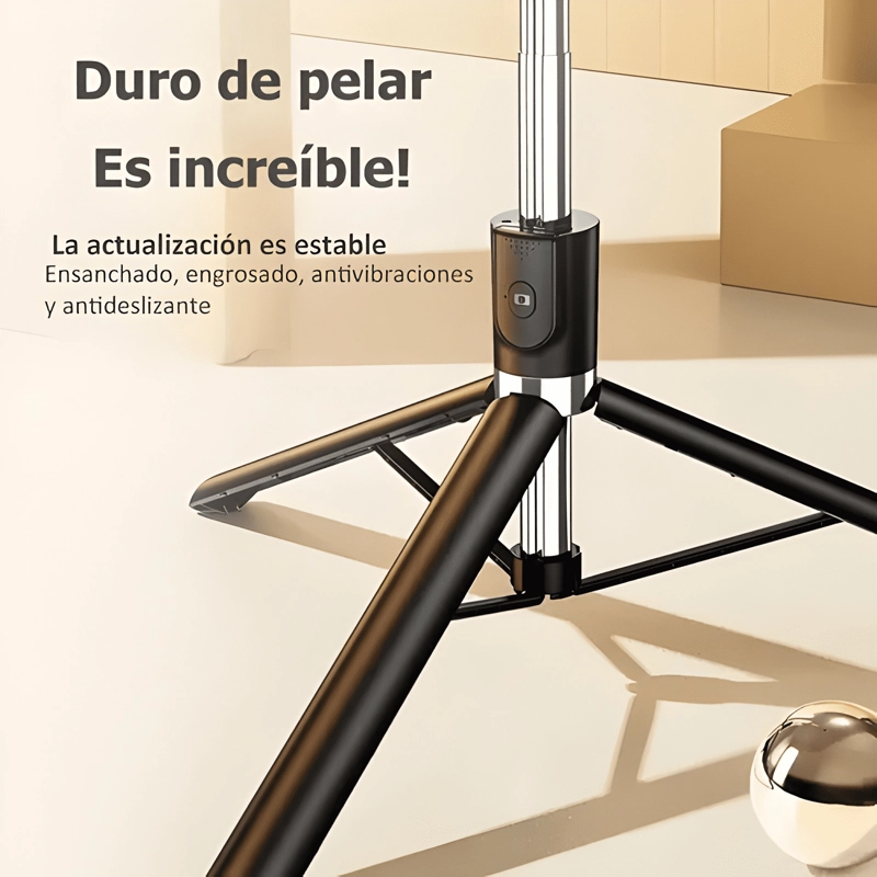 TRIPODE DE PALO SELFIE PARA MOVIL 1M LUZ CONTROL #1 - 3