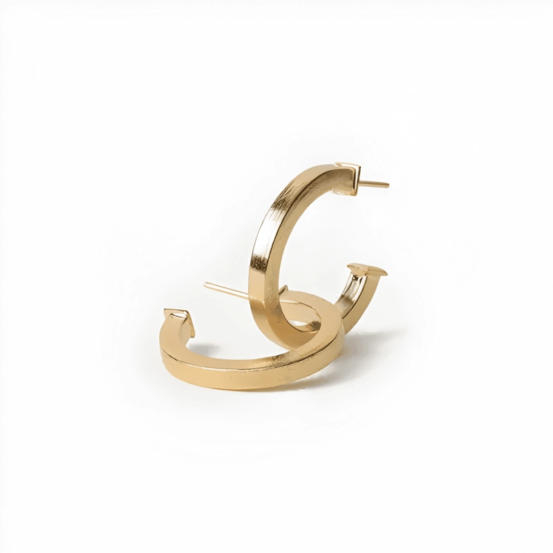 ARGOLLA MUJER SATINADA ENCHAPE ORO 18KT PSK MUJER 1,5 CM #1 - 1