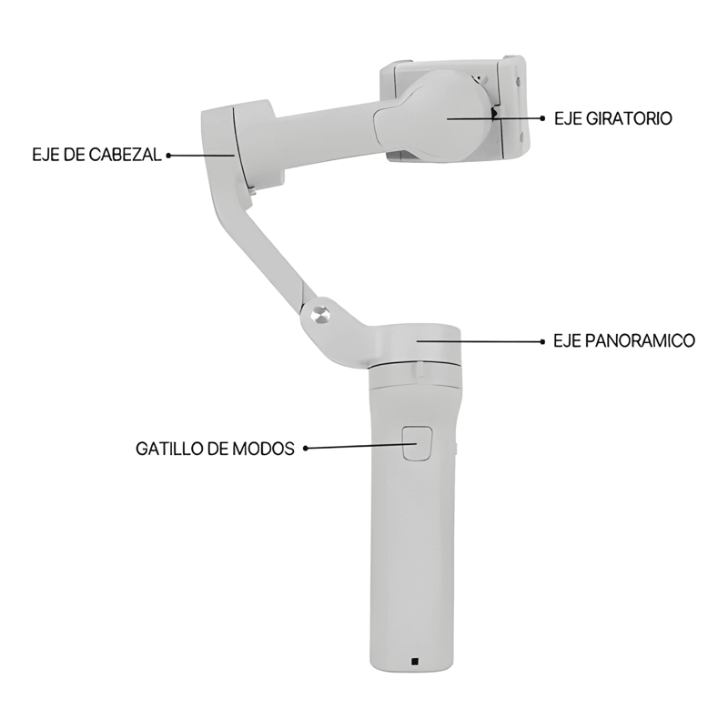 GIMBAL ESTABILIZADOR PARA CELULAR 3 EJES ANDROID IPHONE APP - 4