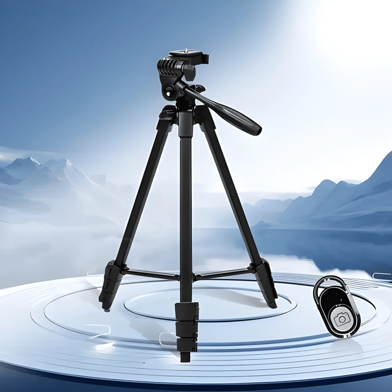 TRIPODE PROFESIONAL PARA CAMARA, CELULAR, VIDEO NEGRO - 1