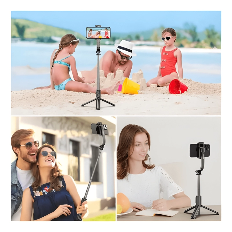 PALO SELFIE PARA MOVIL CON LUZ TRIPODE BLUETOOTH EXTERIOR #9 - 1