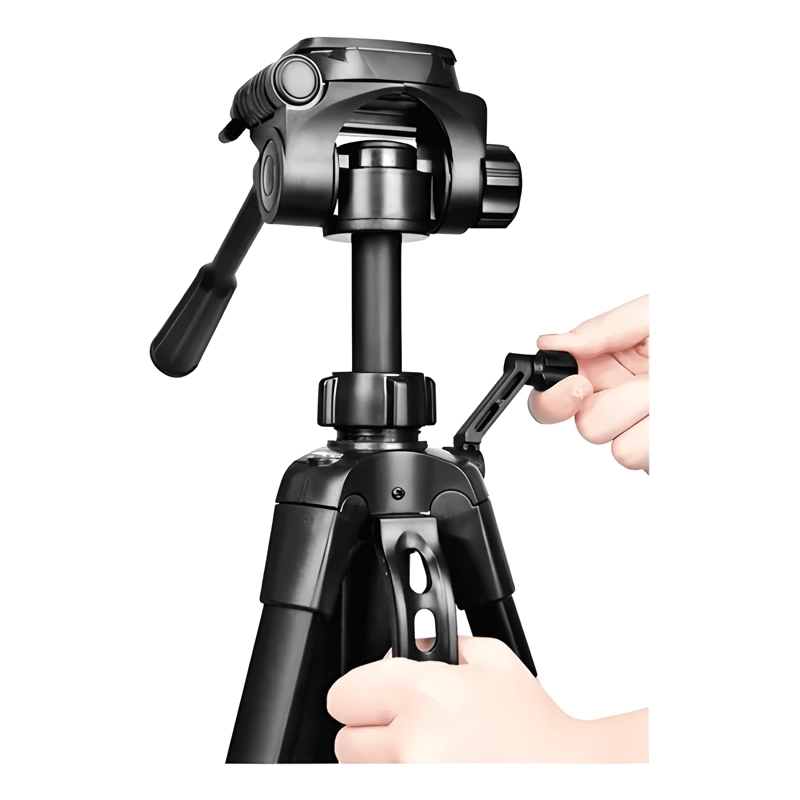 TRIPODE PROFESIONAL DE ALUMINIO PARA CAMARA, 170 CM DE - 2