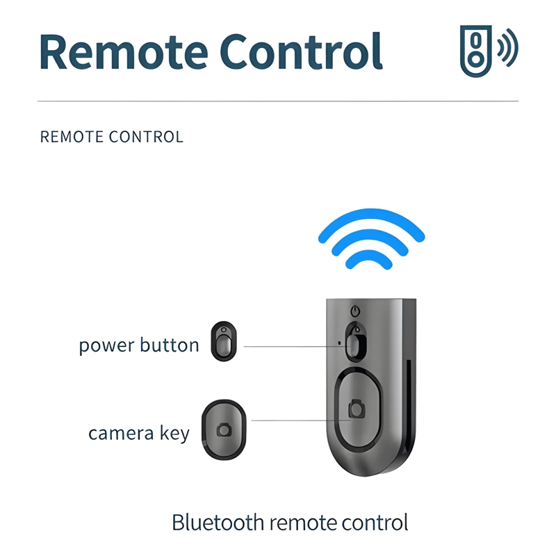 TRIPODE PARA CELULAR CON LUZ DE RELLENO Y CONTROL REMOTO - 2
