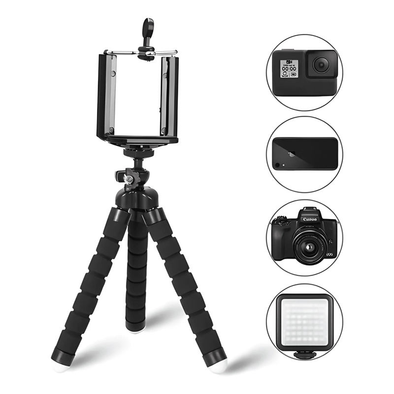 TRIPODE CELULAR FLEXIBLE: CAPTURA Y VISUALIZA SIN LIMITES CO - 1