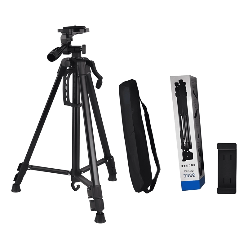 TRIPODE PARA CAMARA 360° PROFESIONAL COLOR NEGRO - 2