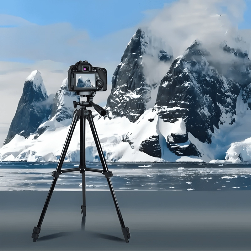 TRIPODE PARA CAMARA 360° PROFESIONAL COLOR NEGRO - 3