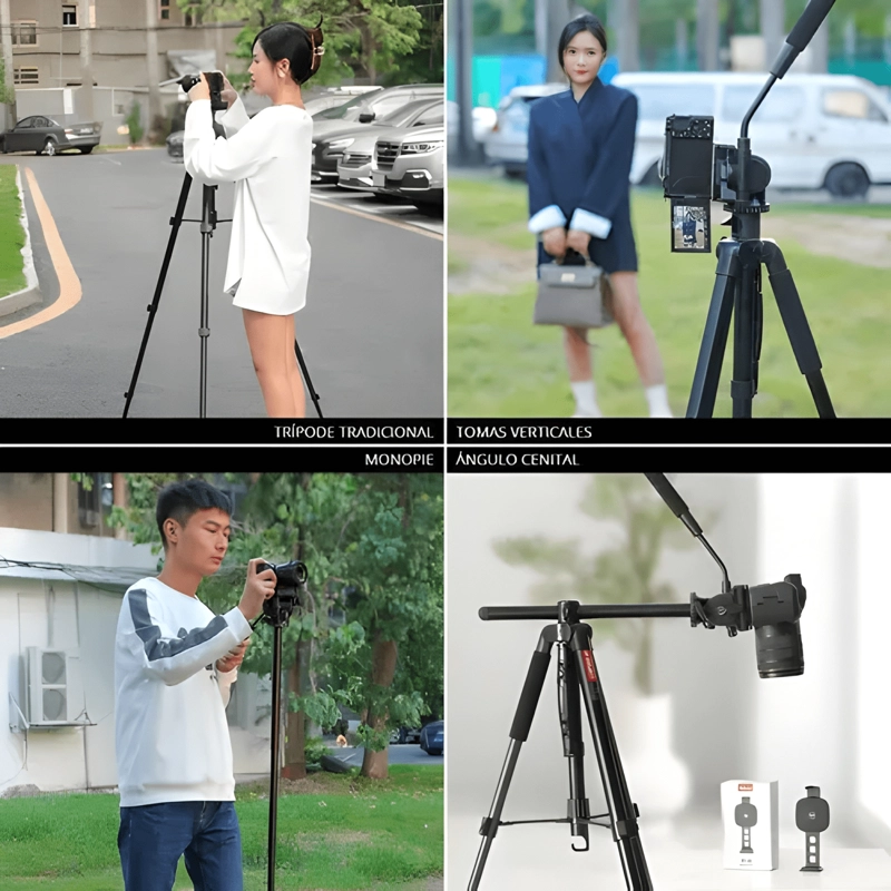 TRIPODE MONOPIE CENITAL LIGERO ULANZI U-SELECT VT-02 - 1