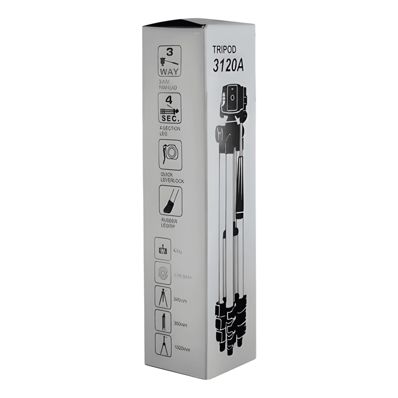 TRIPODE TRIPOD 3120 ALUMINIO PARA CAMARAS Y SMARTPHONES ALUM - 2