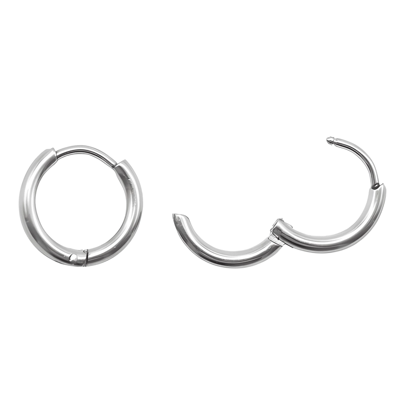 AROS ARGOLLA ACERO QUIRURGICO ARG01 8MM 1 PAR - 1