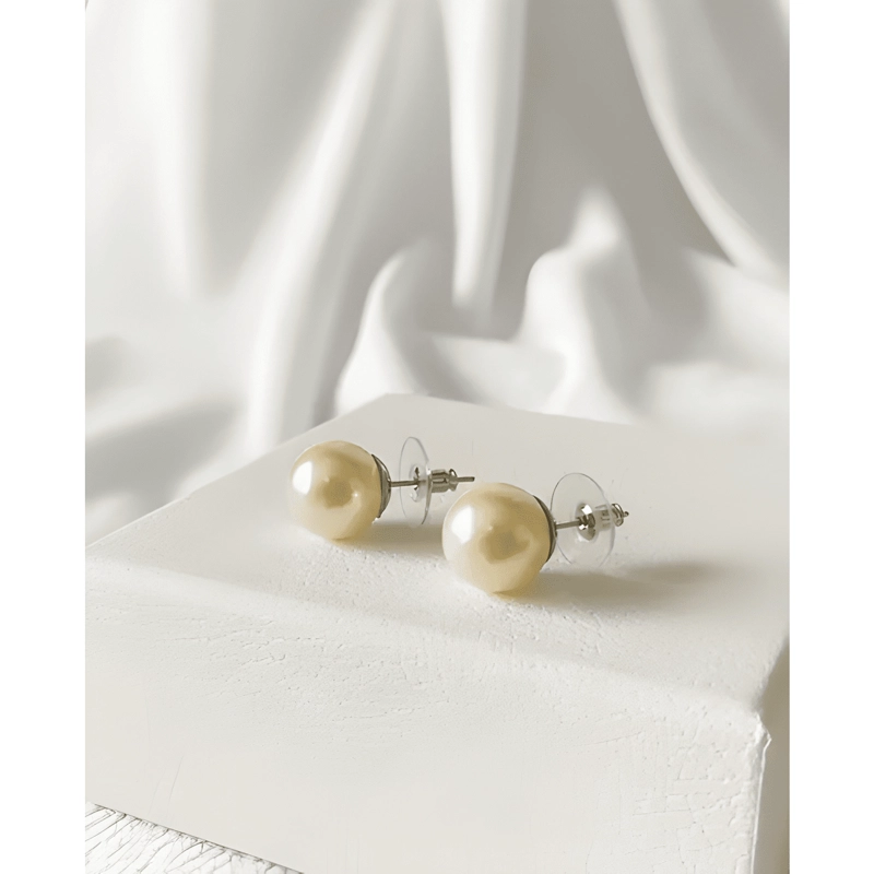 AROS DE PERLA MALLORCA CLASICO CON BASE DE ACERO316L - 4