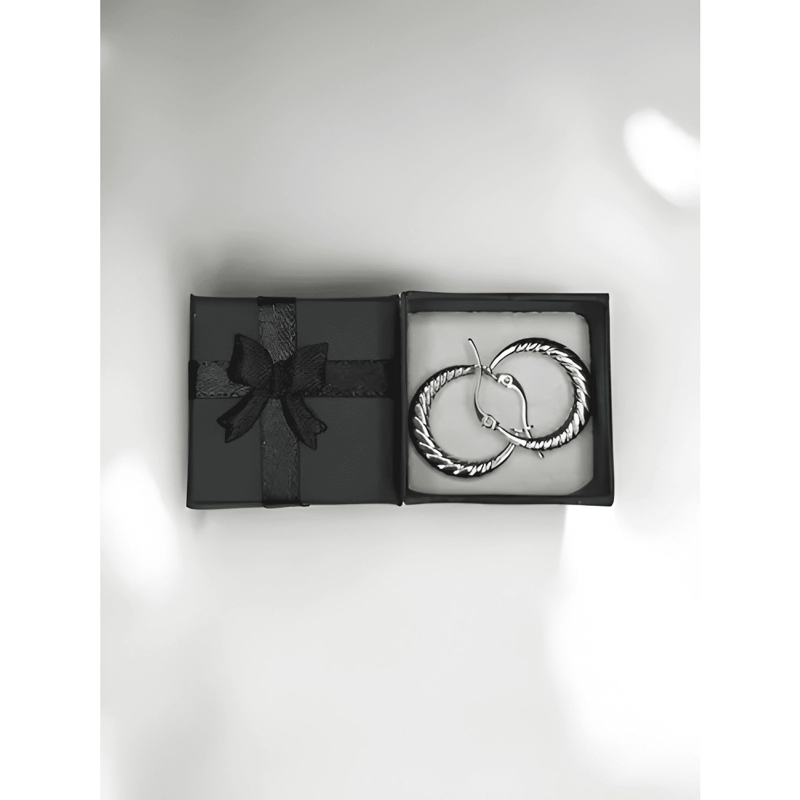 AROS MUJER ARGOLLAS CASUALES EN ACERO INOXIDABLE CAJA #1 - 3