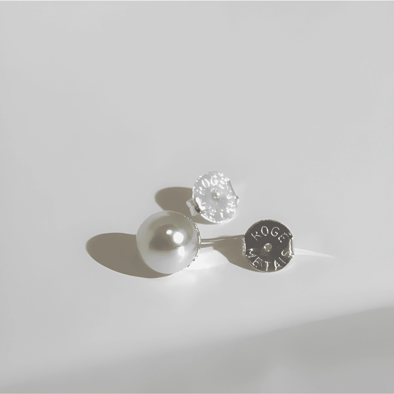 AROS PLATA 925 PERLA - 1