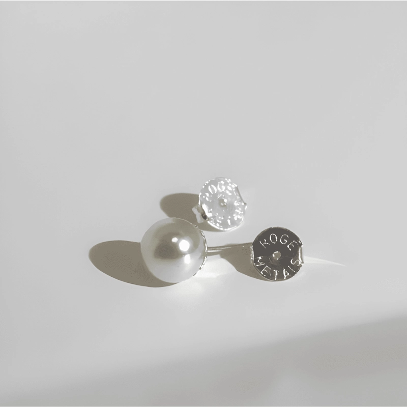 AROS PLATA 925 PERLA 10MM 12MM 14MM - 1