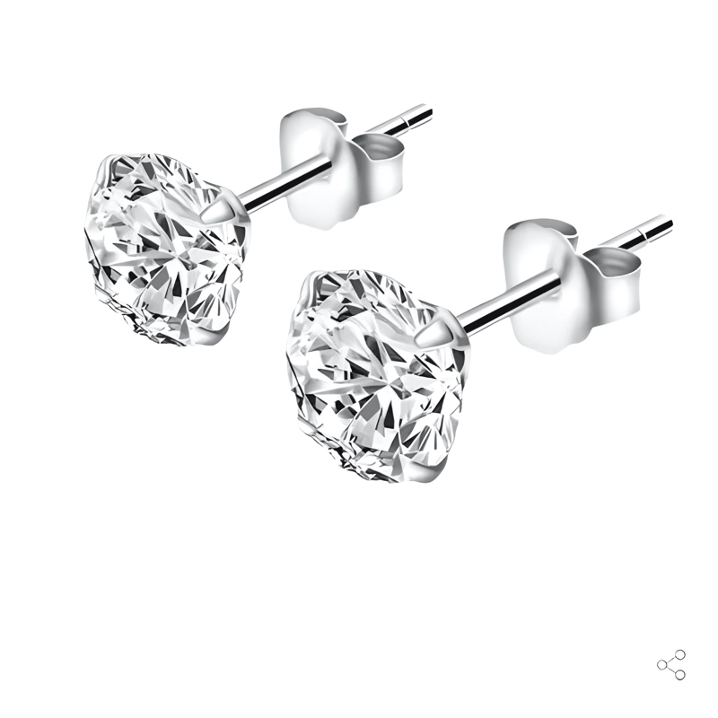 AROS TPITO ACERO QUIRURGI ZIRCON AAA CRISTAL TSLB01 3MM 1PAR - 1