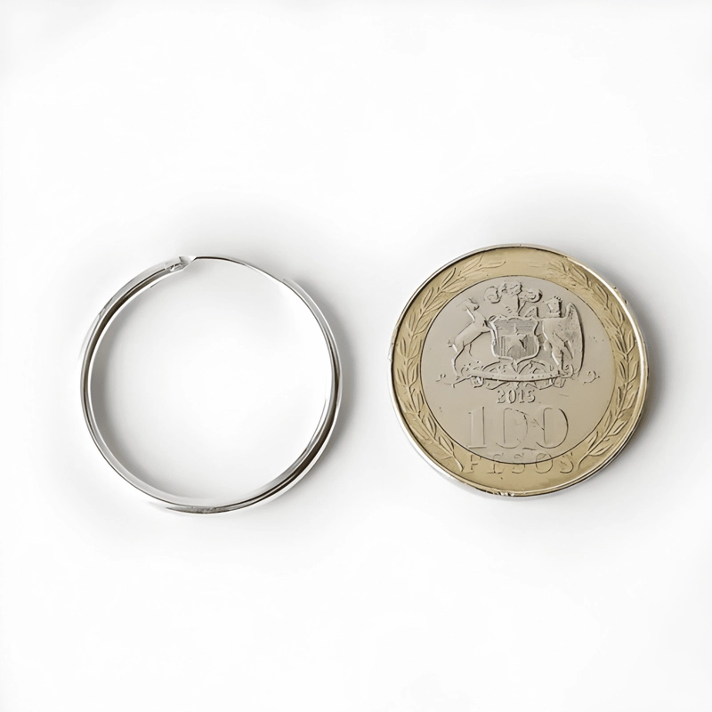 AROS DE PLATA 925 ARGOLLAS 25 MM. SPR - 1