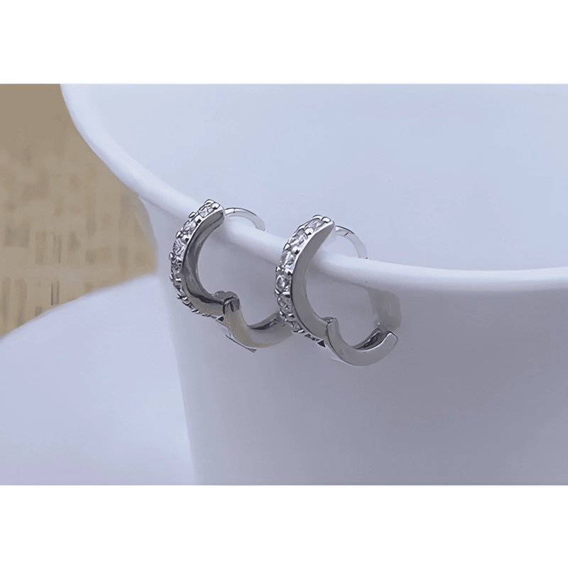 AROS ARGOLLAS HUGGIE 12MM PLATEADO - 1
