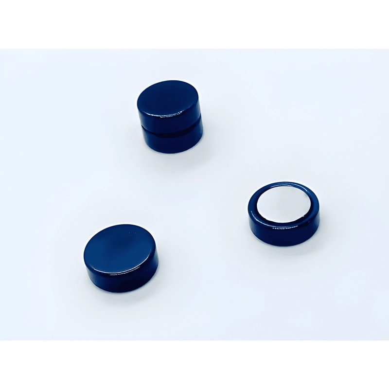 AROS IMAN SIN PERFORACIONES PUNK ROCK ACERO MAGETICO AZUL - 1