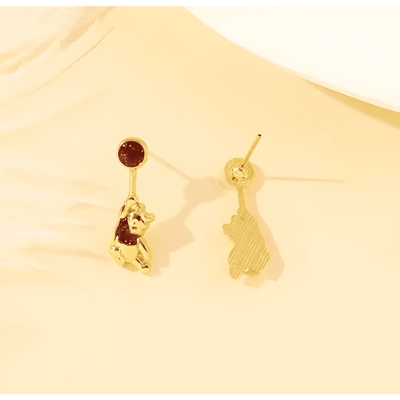 AROS WINNIE THE POOH ACERO MUJER - 3