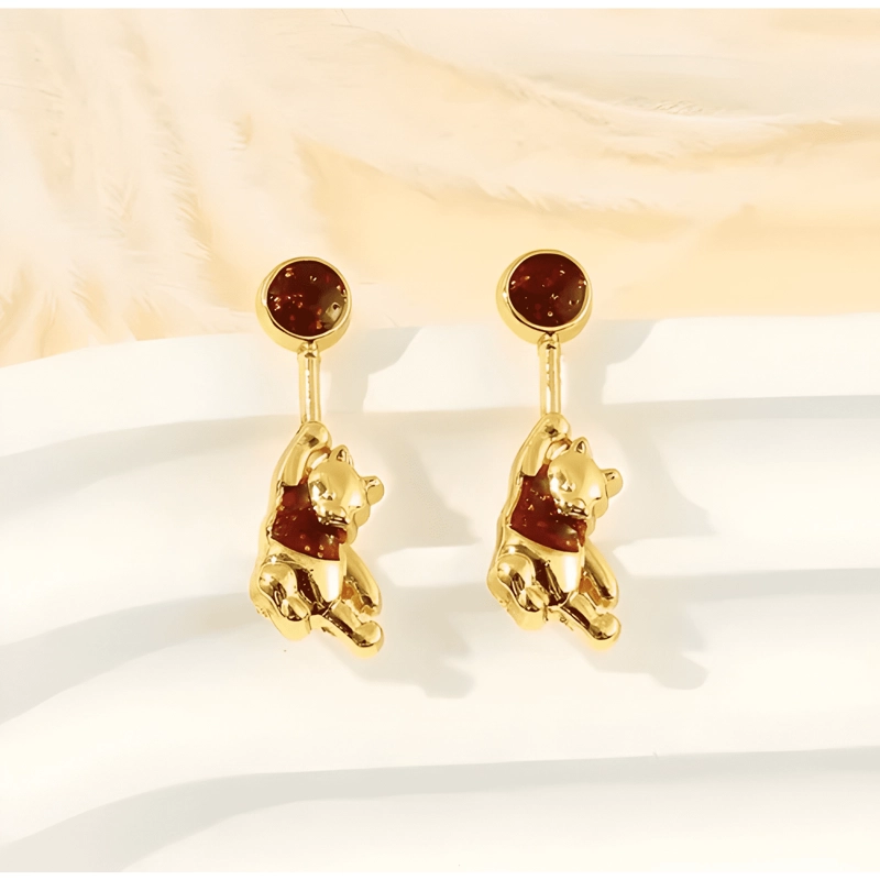 AROS WINNIE THE POOH ACERO MUJER - 4
