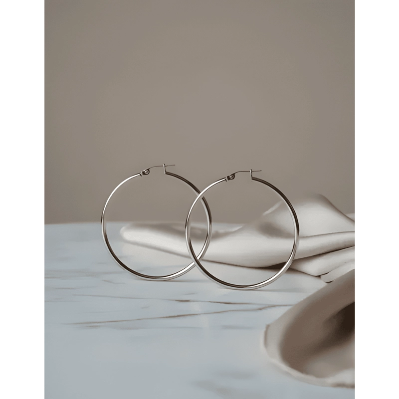 AROS ARGOLLA ACERO QUIRURGICO ARACW 40MM 1 PAR - 3