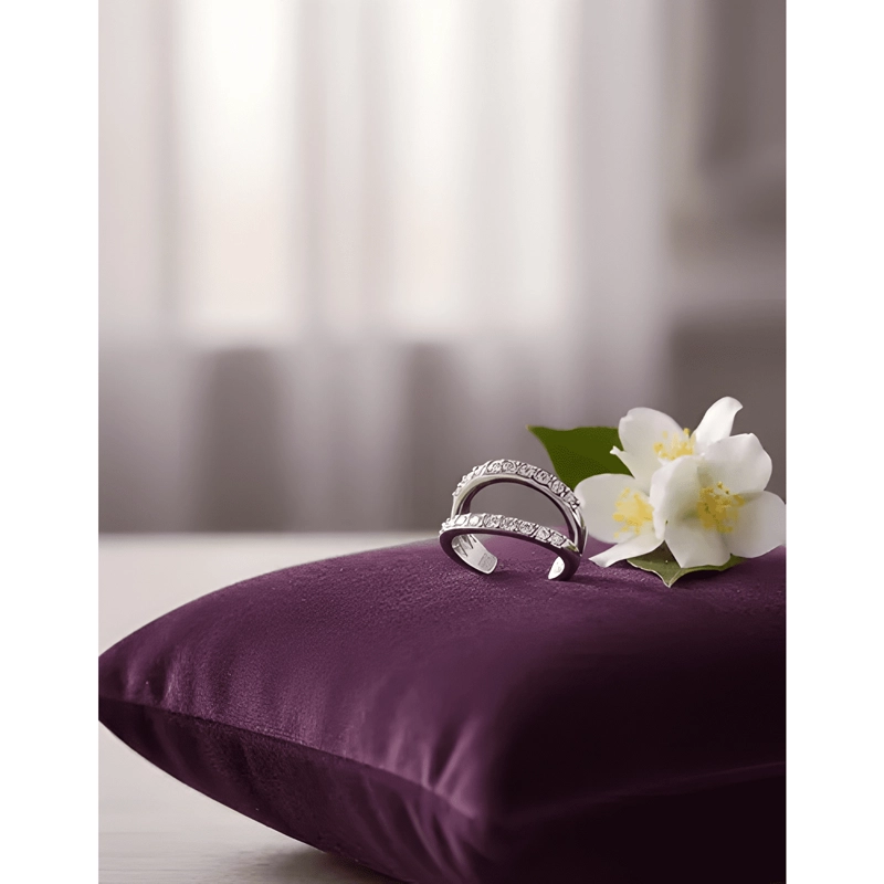 ARO A PRESION, EARCUFF, PLATA 925, ECLIPS - 4