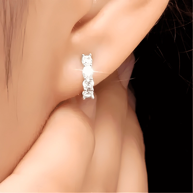 AROS PLATA 925 PENDIENTES MUJER REGALO JOYAS ARGOLLA DAMA - 3