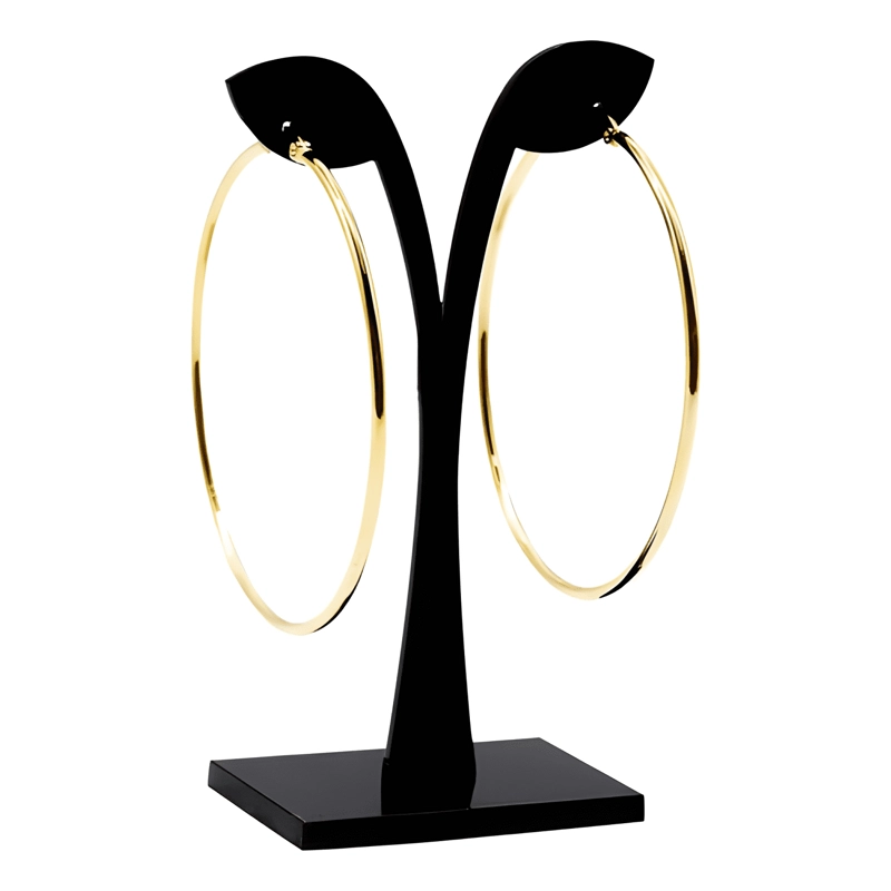 AROS ARGOLLA ACERO QUIRURGICO ARGDW 60MM 1 PAR DORADO - 1
