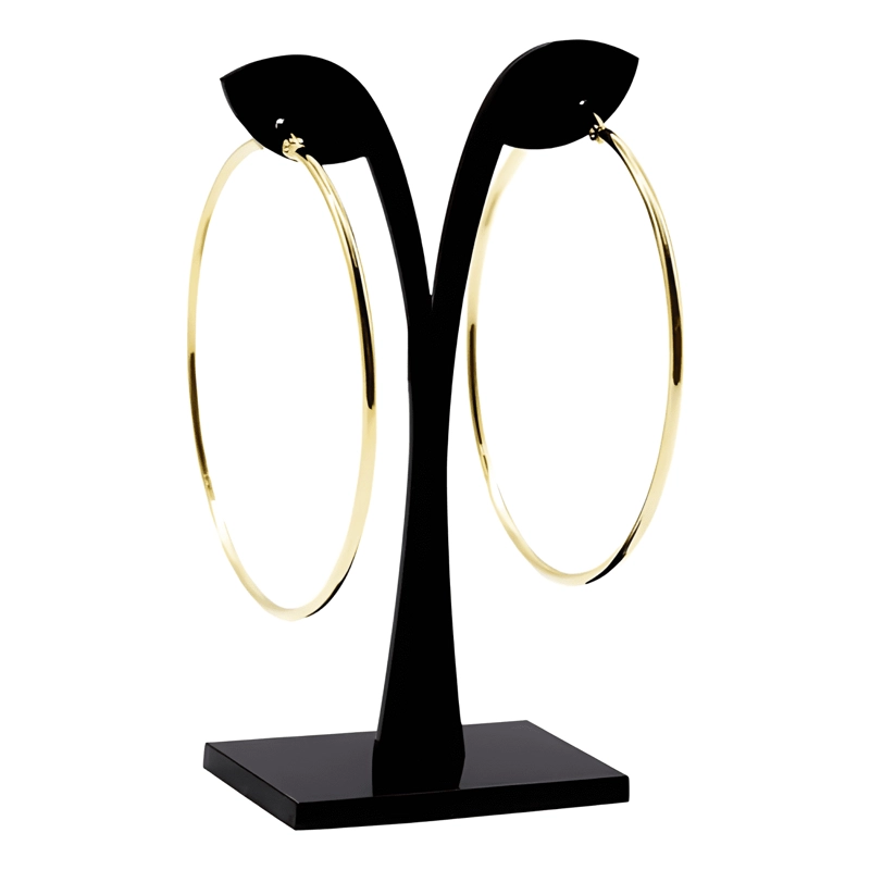 AROS ARGOLLA ACERO QUIRURGICO ARGDW 60MM 1 PAR DORADO - 3
