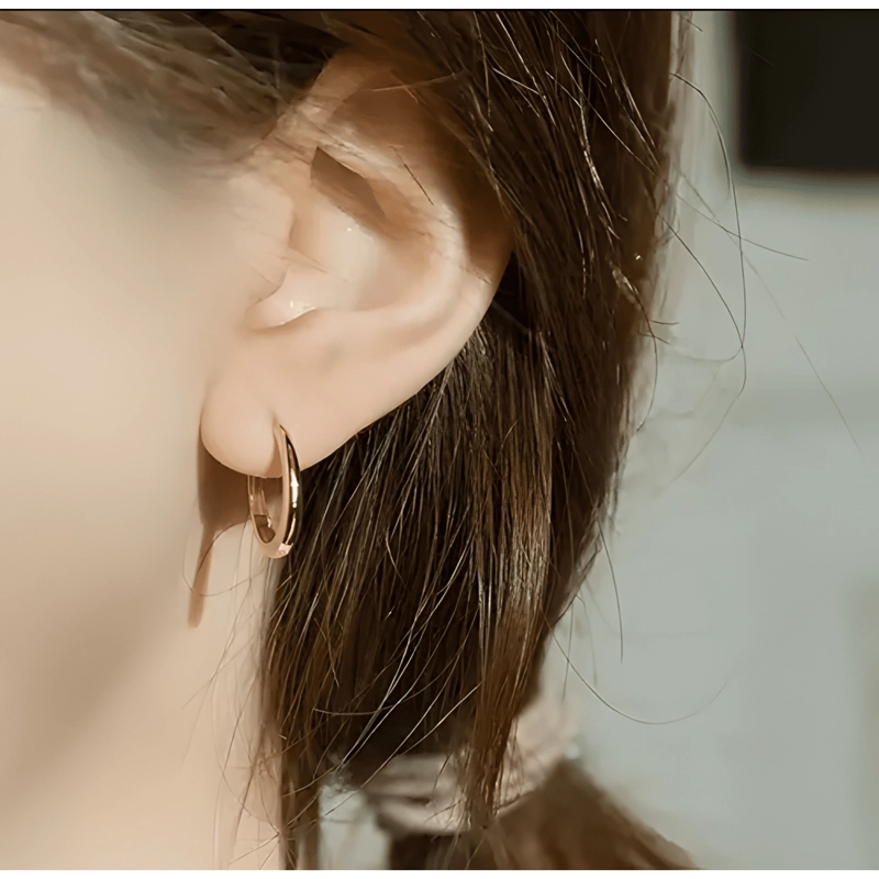AROS ARGOLLA PEQUEÑOS ELEGANTES MUJER - 3