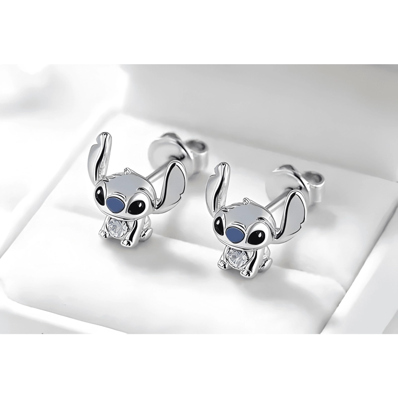 AROS DE PLATA ESTERLINA PERSONAJES DISNEY - 1