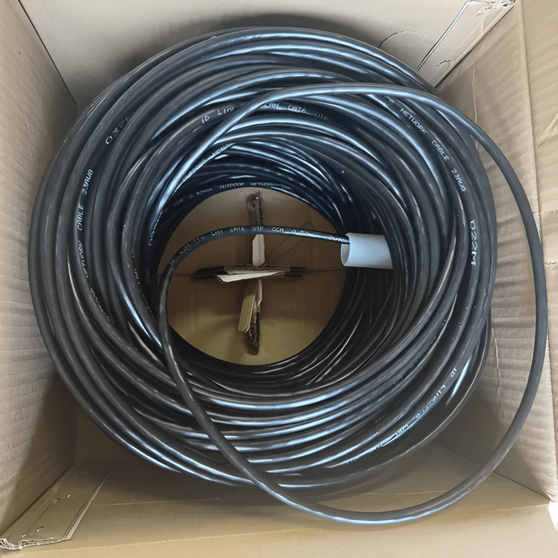 CABLE DE RED EXTERIOR CAT6 100M UTP DOBLE CHAQUETA #12 - 2