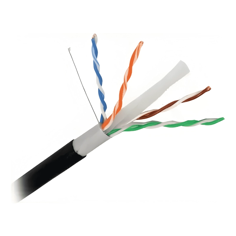 CABLE DE RED EXTERIOR CAT6 100M UTP DOBLE CHAQUETA #12 - 3