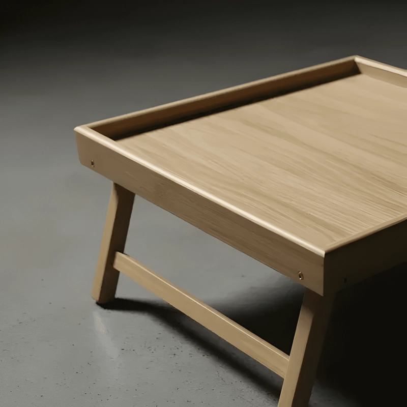 MESA DESAYUNO DE BAMBU PARA CAMA PLEGABLE - 2