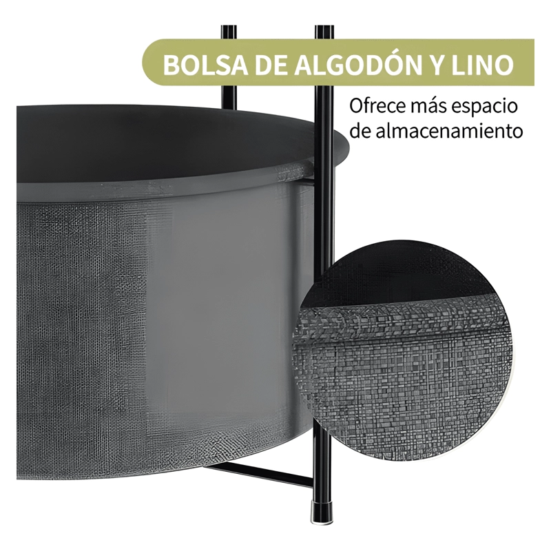 MESA DE CENTRO PEQUEÑA REDONDA DE MADERA REPISA #1 - 4