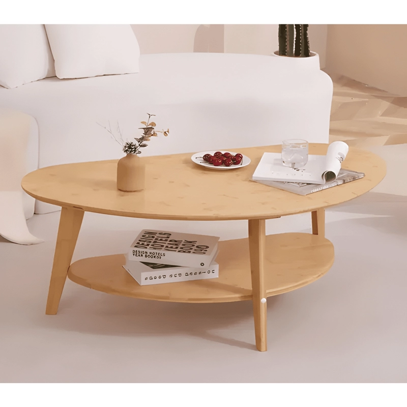 MESA DE CENTRO MODERNA BAMBU DE MEDIADOS DE SIGLO 2 #1 - 1